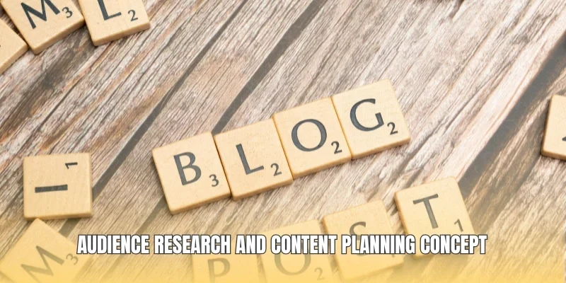 Audience research and content planning concept