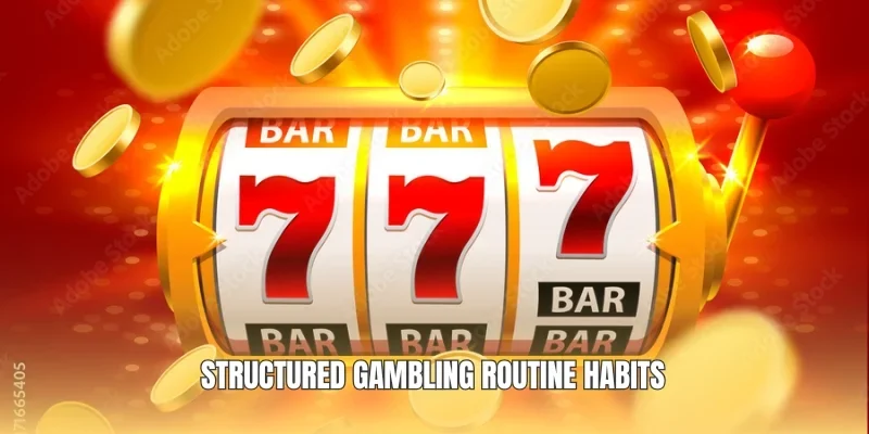 Structured gambling routine habits